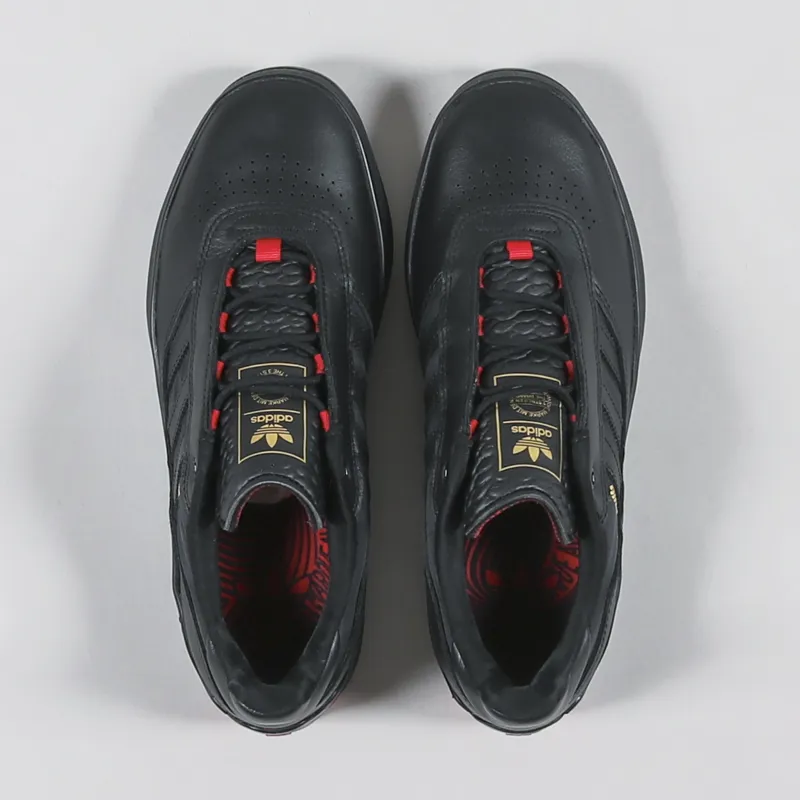 Adidas Skateboarding Puig Shoes Black Scarlet-2
