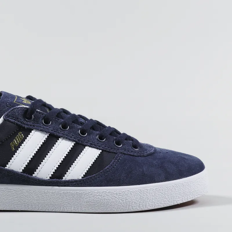Adidas Skateboarding Puig Indoor Shoes Navy White-6