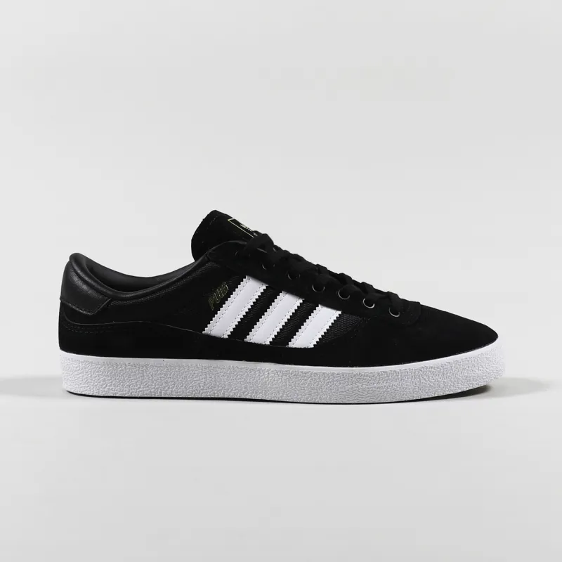 Adidas Skateboarding Puig Indoor Shoes Black White Lime-4