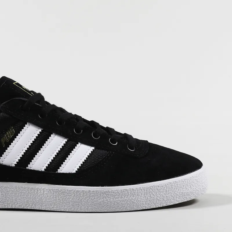 Adidas Skateboarding Puig Indoor Shoes Black White Lime-6