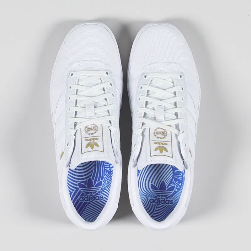 Adidas Skateboarding Puig Indoor Shoes White White Gum-2
