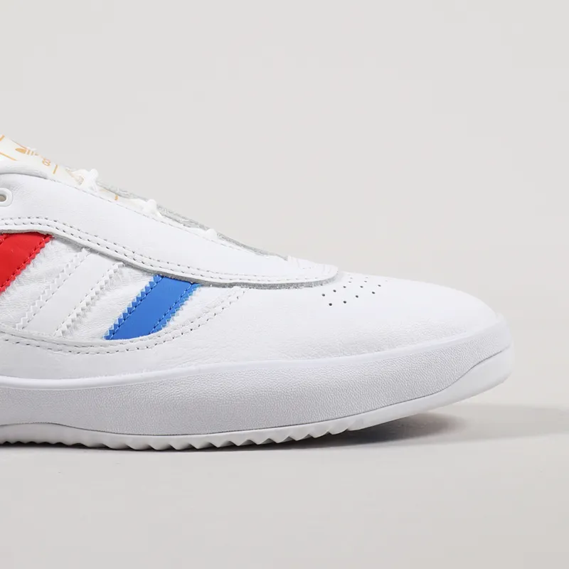 Adidas Skateboarding Puig Shoes White Blue Red-6