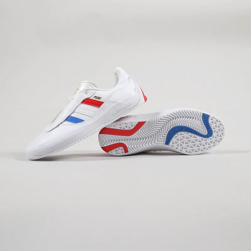 adidas puig white blue red