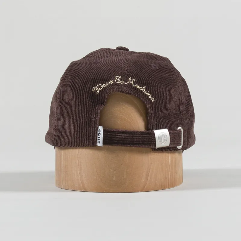 Deus Ex Machina Pushstart Dad Cap Brown-3