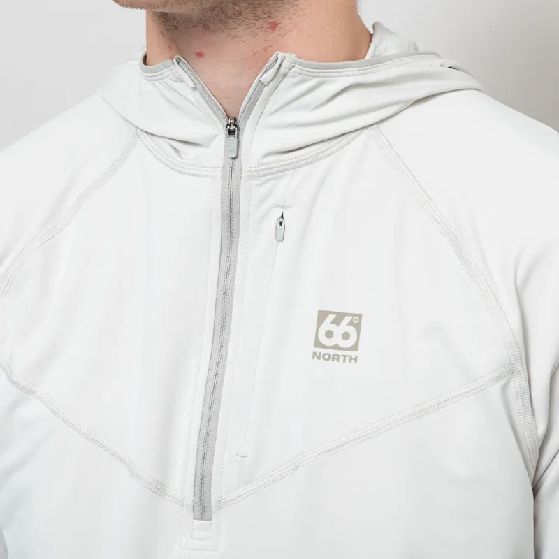 66 North Ljosufjoll Hoodie Dark Stone-7