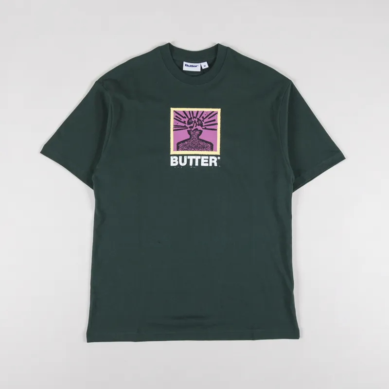 Butter Goods Explosion T Shirt Dark Forest