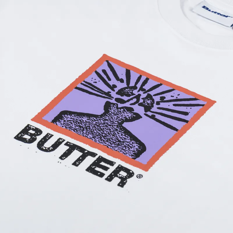 Butter Goods Explosion T Shirt White-2