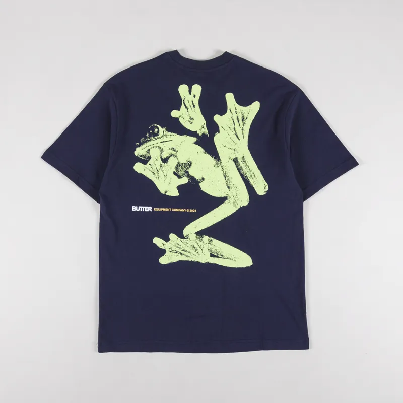 Butter Goods Amphibian T Shirt Navy