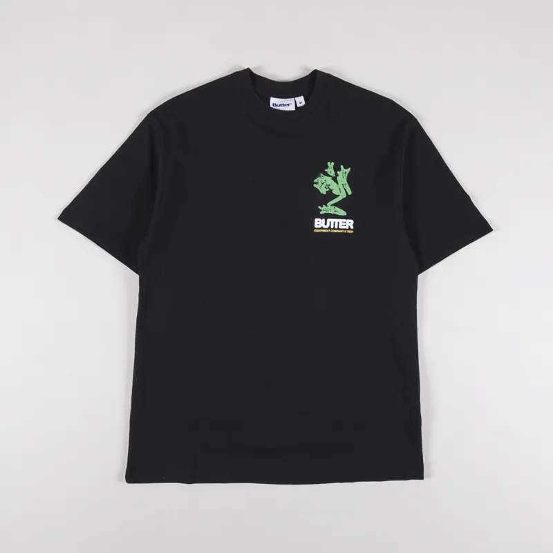 Butter Goods Amphibian T Shirt Black-1