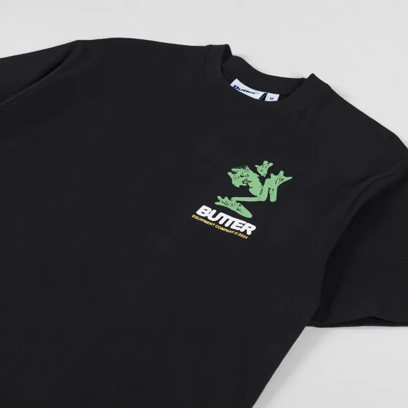 Butter Goods Amphibian T Shirt Black-3