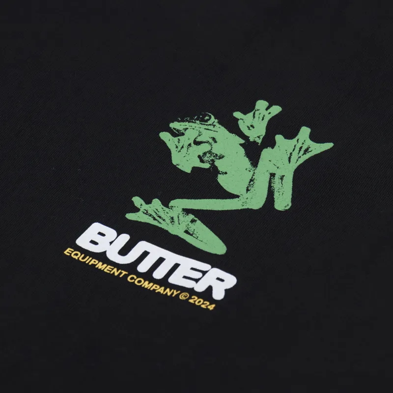 Butter Goods Amphibian T Shirt Black-5