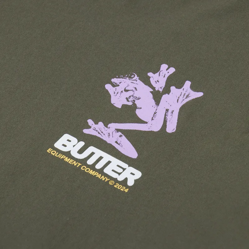 Butter Goods Amphibian T Shirt Army-5