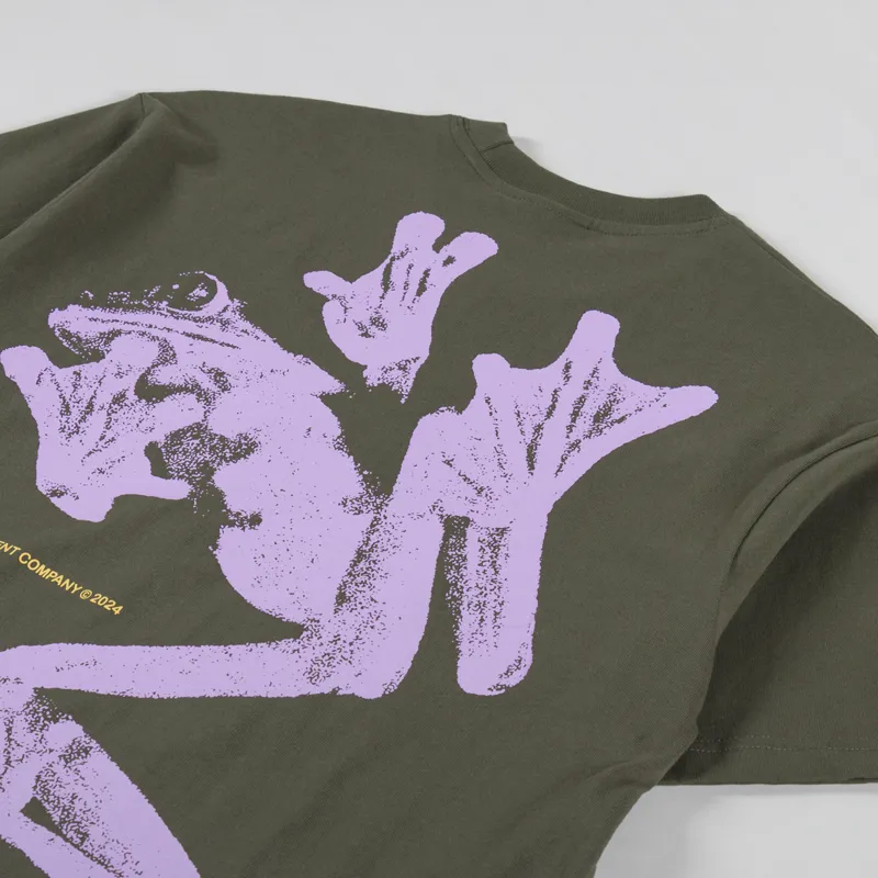 Butter Goods Amphibian T Shirt Army-2