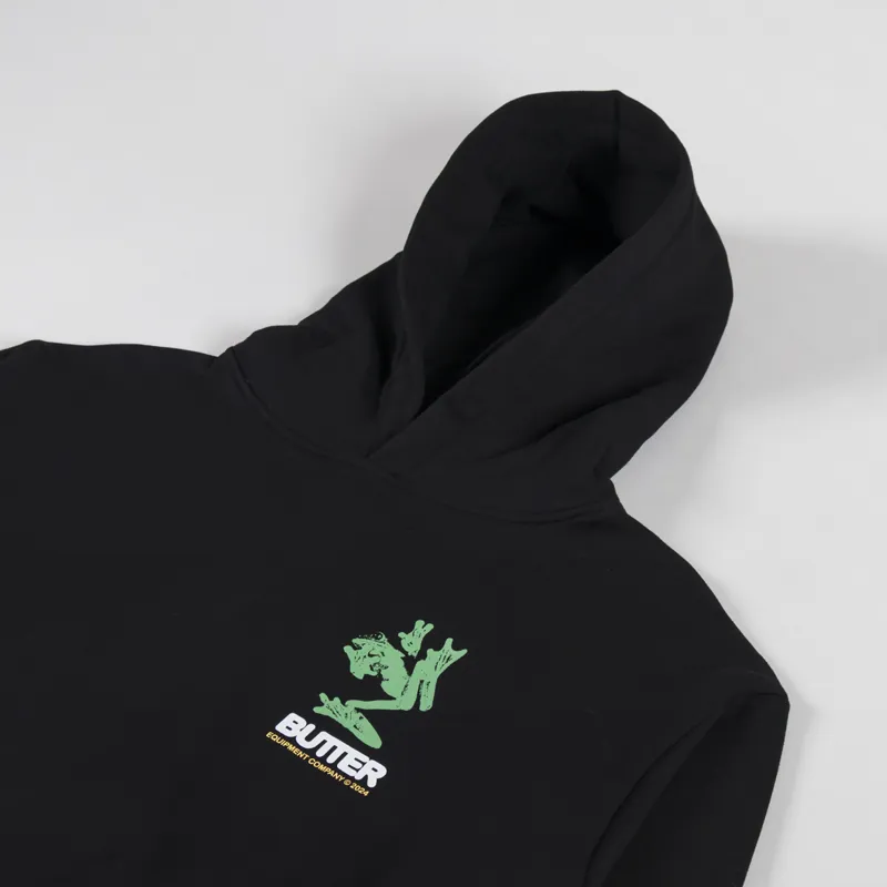 Butter Goods Amphibian Pullover Hoodie Black-3