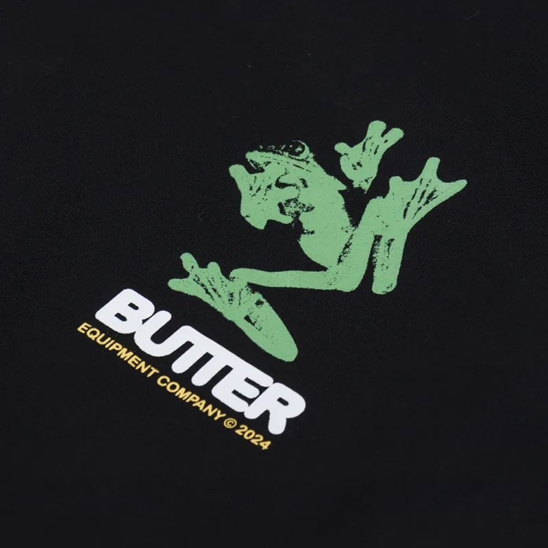 Butter Goods Amphibian Pullover Hoodie Black-5