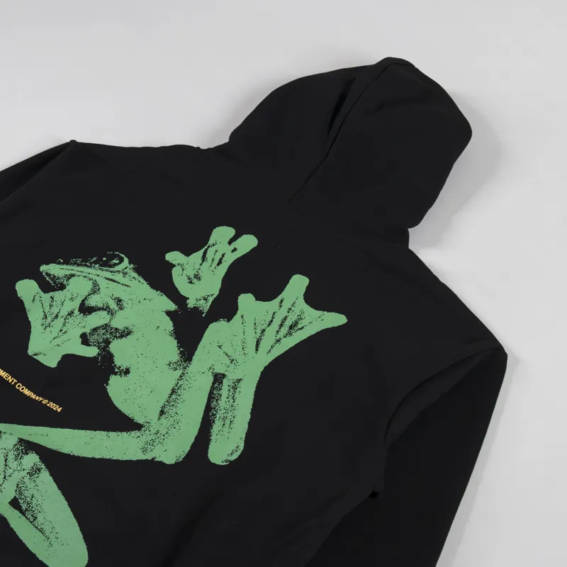 Butter Goods Mens Graphic Amphibian Pullover Hoodie Black