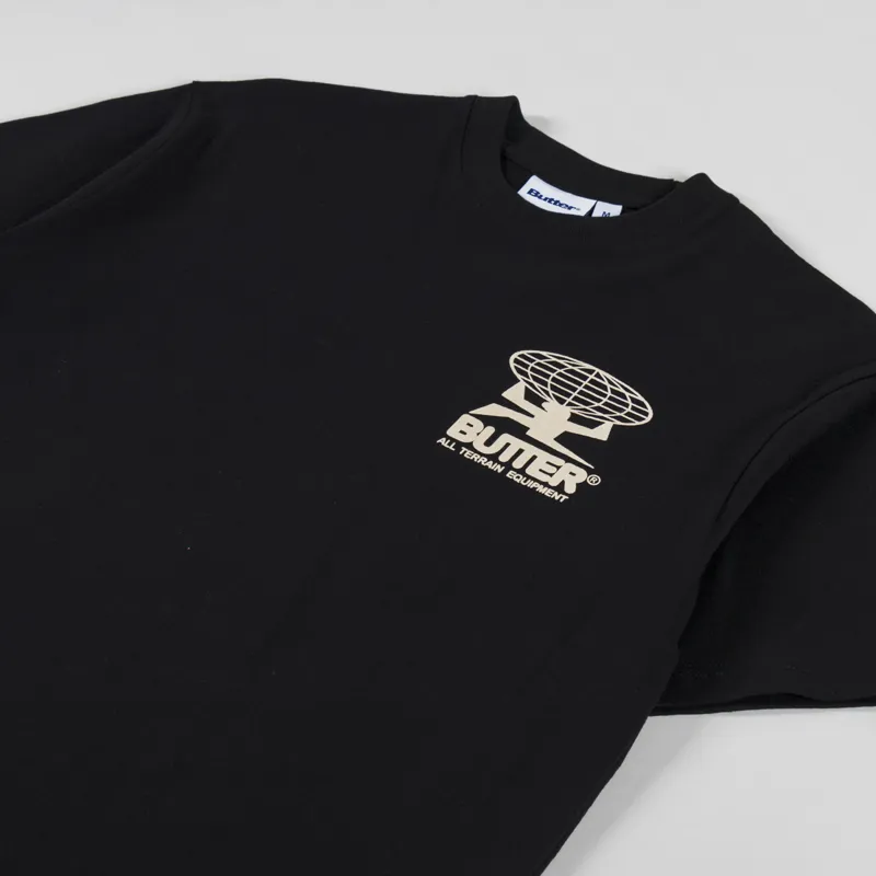 Butter Goods All Terrain T Shirt Black-3