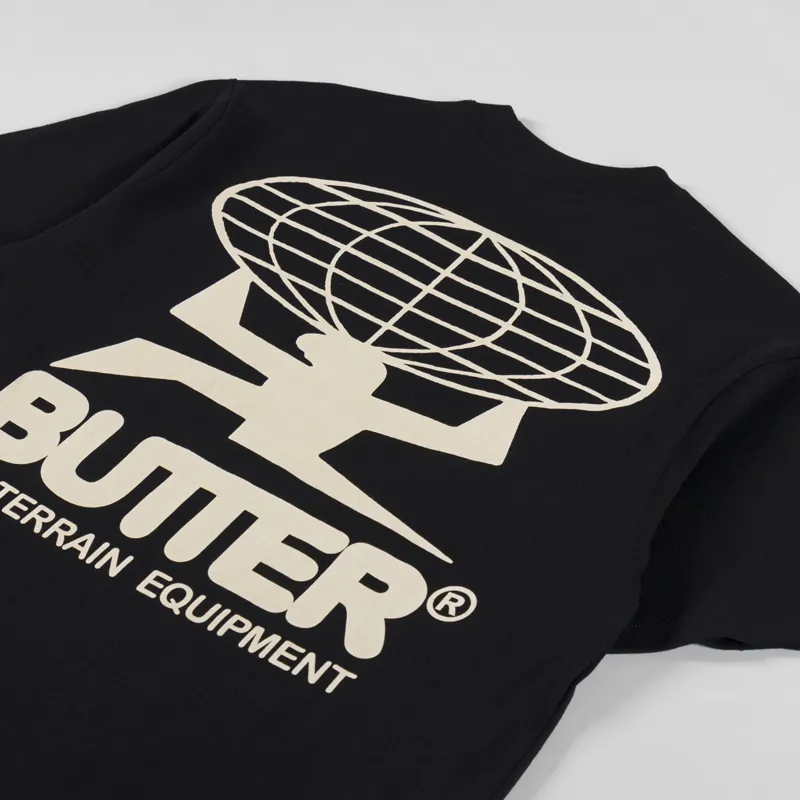 Butter Goods All Terrain T Shirt Black-2