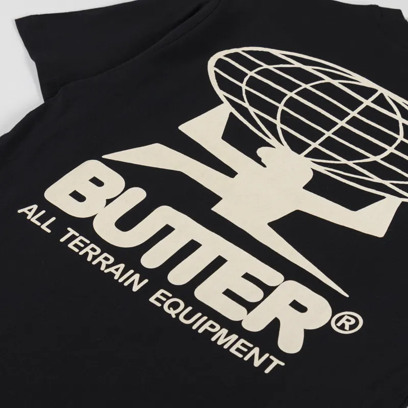 Butter Goods All Terrain T Shirt Black-4