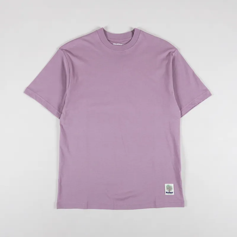 Butter Goods Organic T Shirt Washed Berry