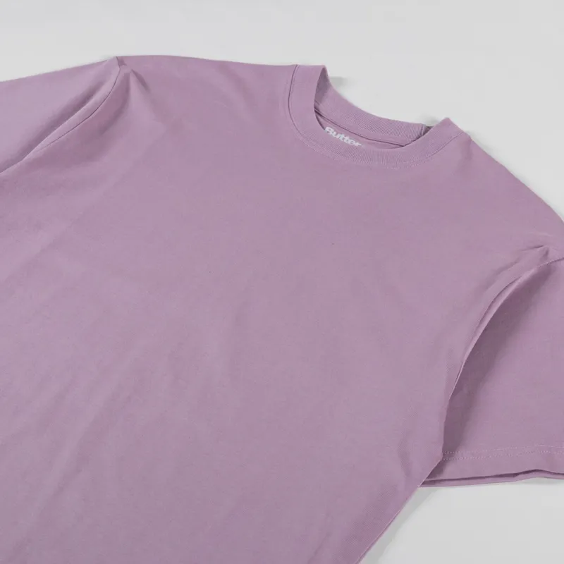 Butter Goods Organic T Shirt Washed Berry-1