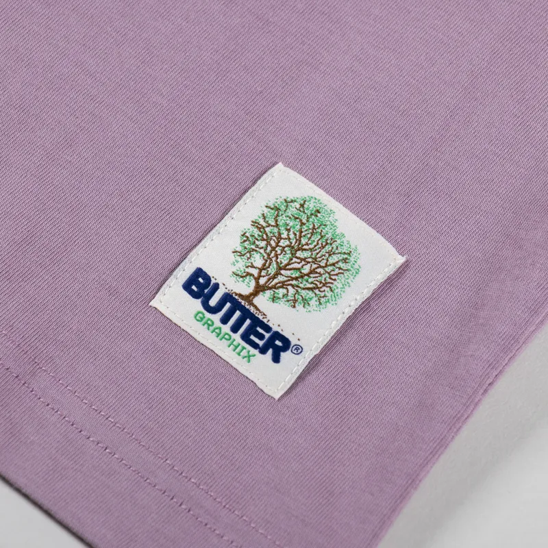 Butter Goods Organic T Shirt Washed Berry-2