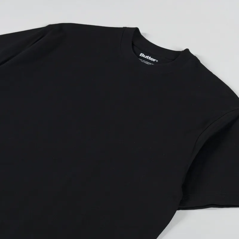 Butter Goods Organic T Shirt Black-1