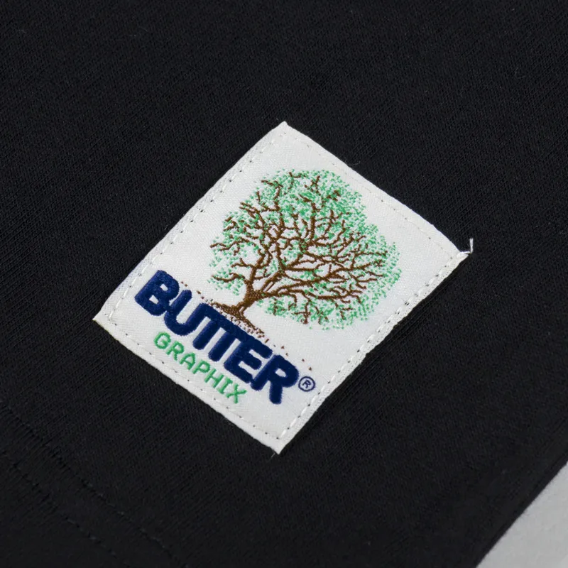 Butter Goods Organic T Shirt Black-2