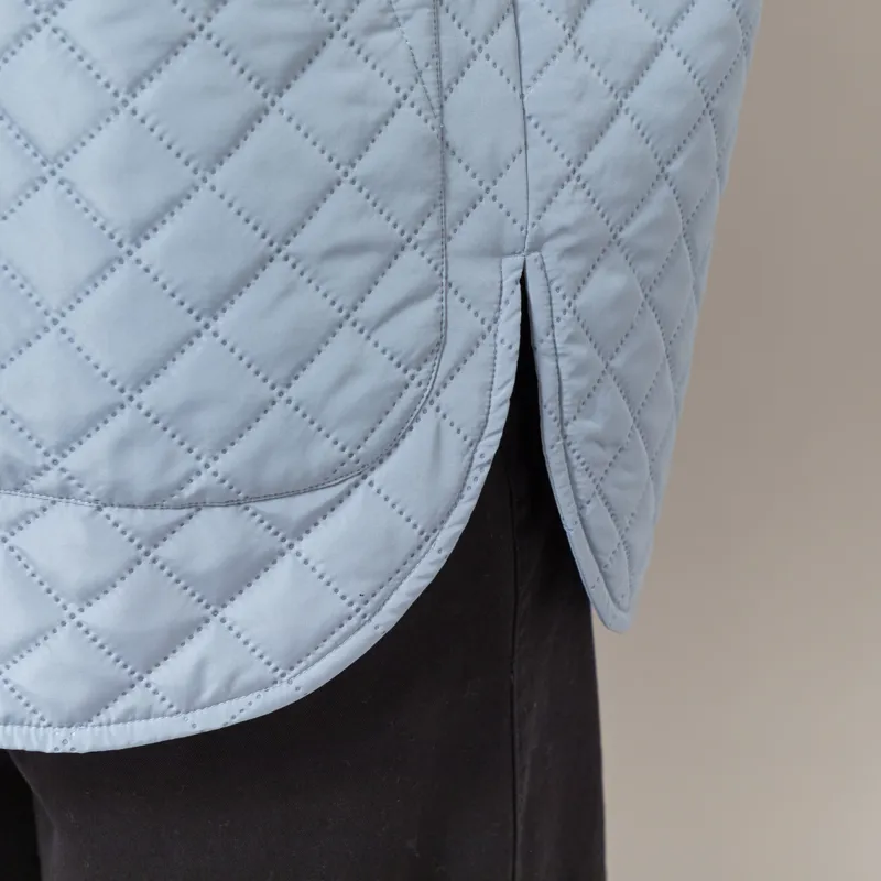 Stella Nova Womens Oversized Quilted Sailor Coat Blue-8