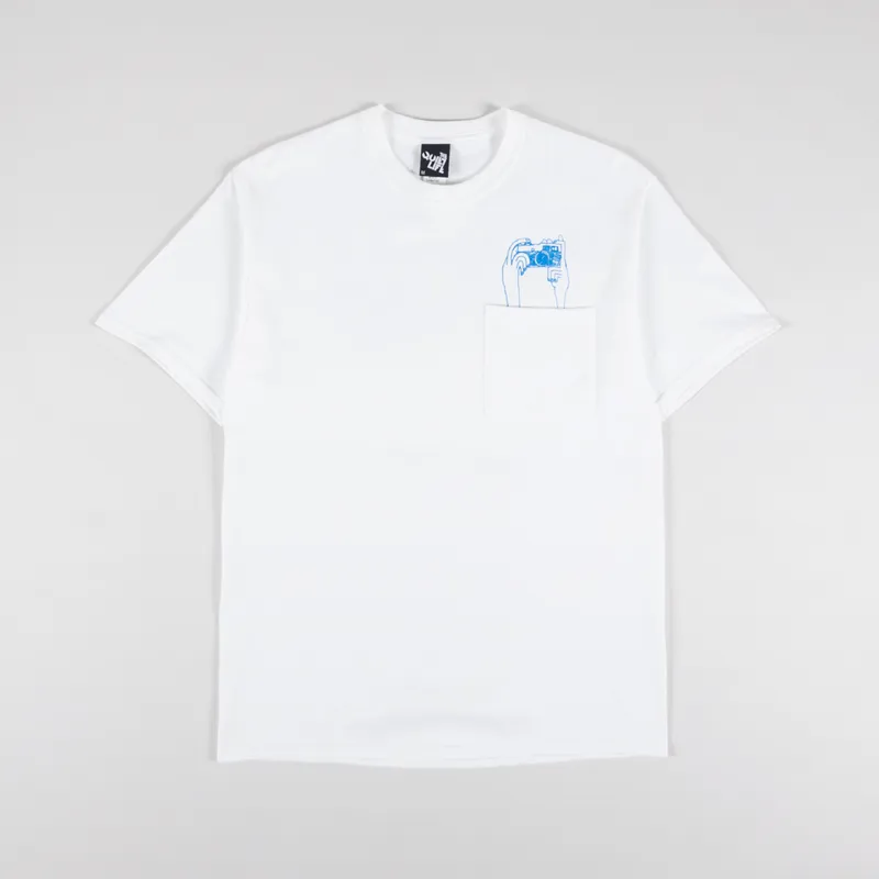 The Quiet Life Marx Camera Club Pocket T Shirt White-1