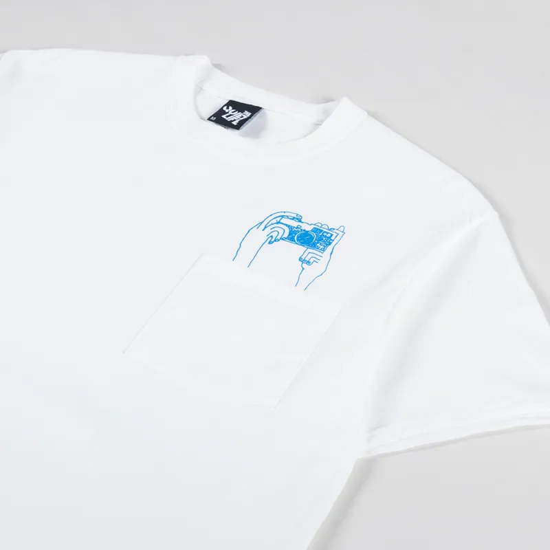 The Quiet Life Marx Camera Club Pocket T Shirt White-3