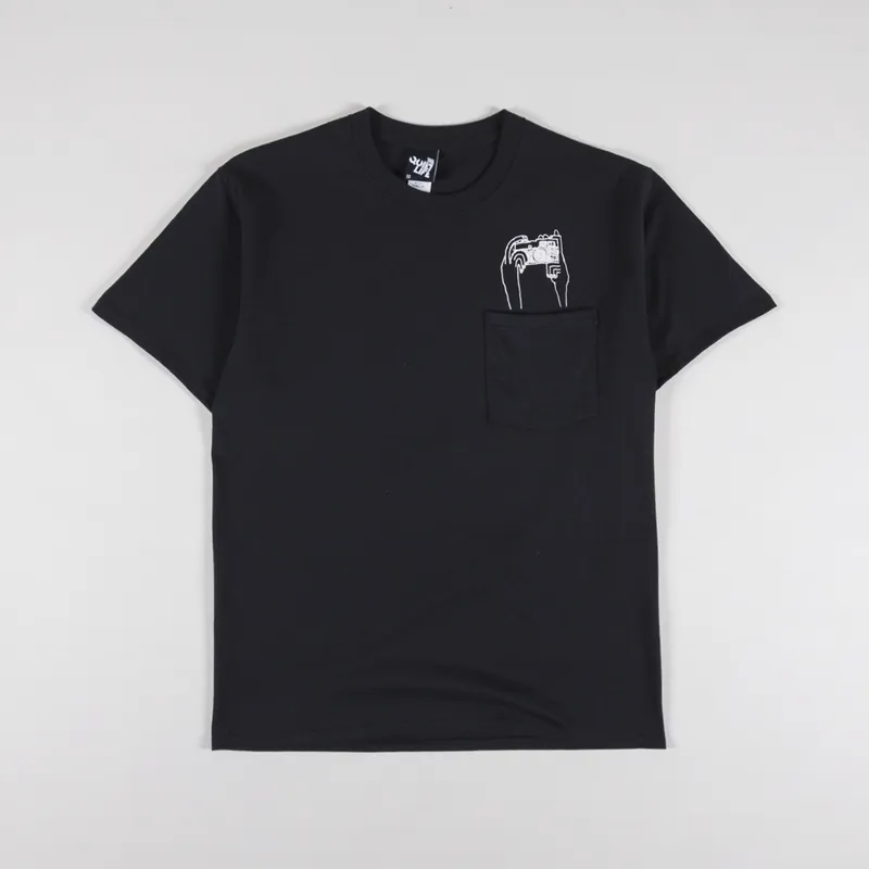 The Quiet Life Marx Camera Club Pocket T Shirt Black-1