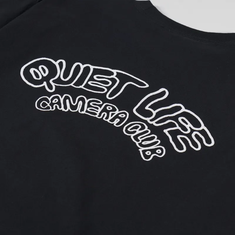 The Quiet Life Marx Camera Club Pocket T Shirt Black-4