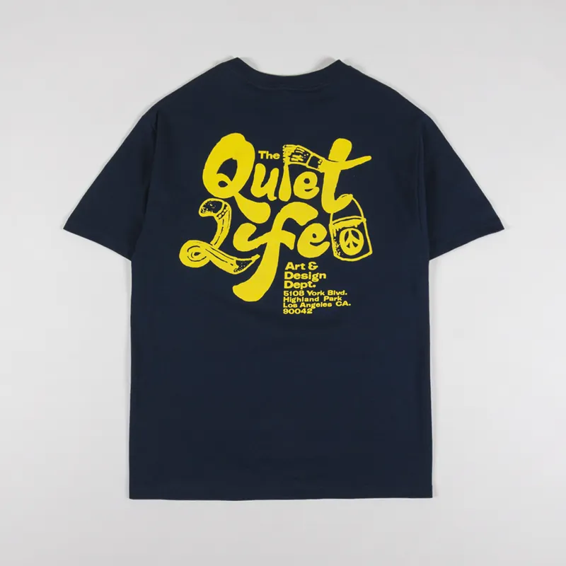 The Quiet Life Design Department T Shirt Navy