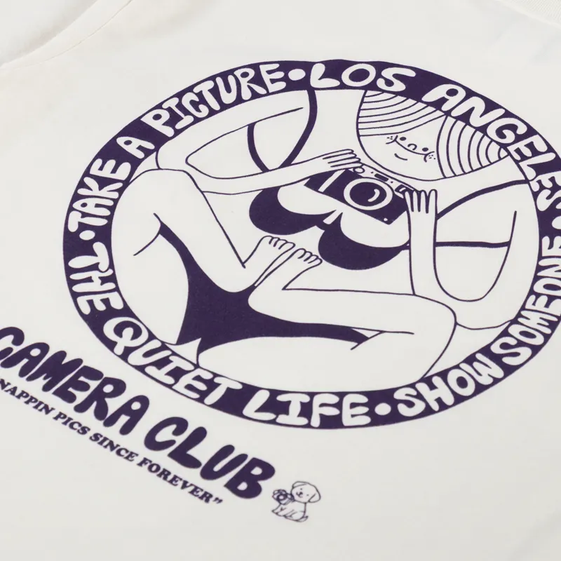 The Quiet Life Take A Picture T Shirt Cream-4