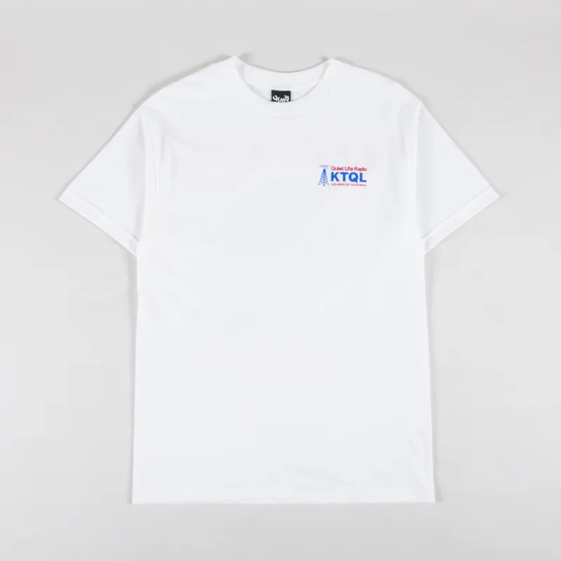 The Quiet Life Radio Station T Shirt White-1