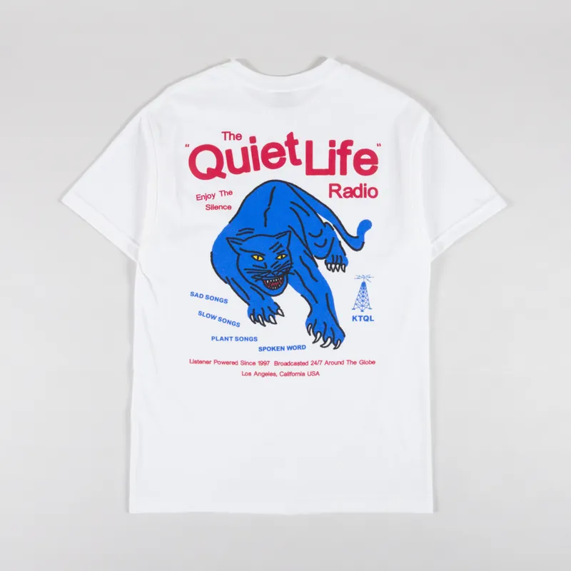 The Quiet Life Radio Station T Shirt White
