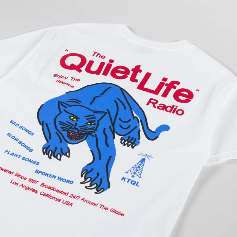 The Quiet Life Radio Station T Shirt White-2