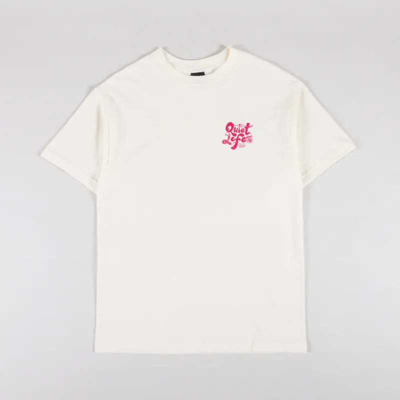 The Quiet Life Design Dept T Shirt Cream-1