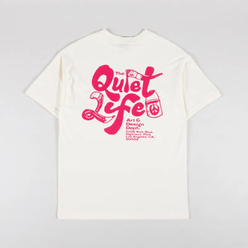 The Quiet Life Design Dept T Shirt Cream