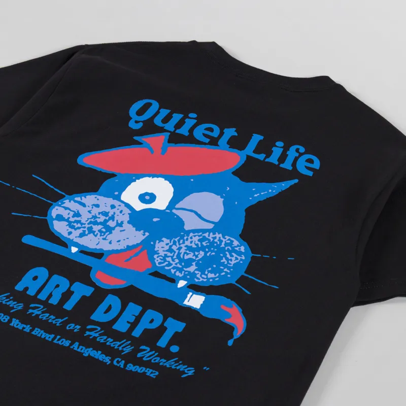 The Quiet Life Beret Art Dept. T Shirt Black-2