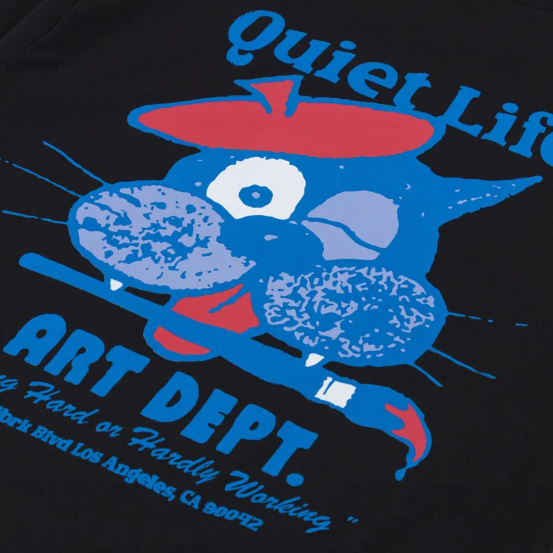 The Quiet Life Beret Art Dept. T Shirt Black-4