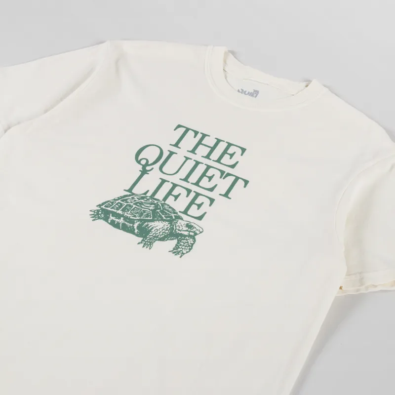 The Quiet Life Turtle T Shirt Ivory-1