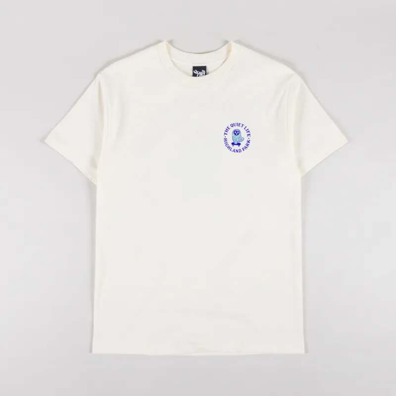 The Quiet Life Owl T Shirt Cream-1