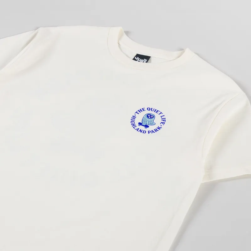 The Quiet Life Owl T Shirt Cream-3
