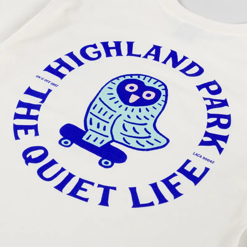 The Quiet Life Owl T Shirt Cream-4