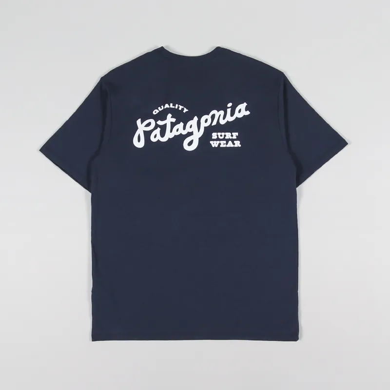 Patagonia Quality Surf Pocket ResponsibiIli-Tee New Navy