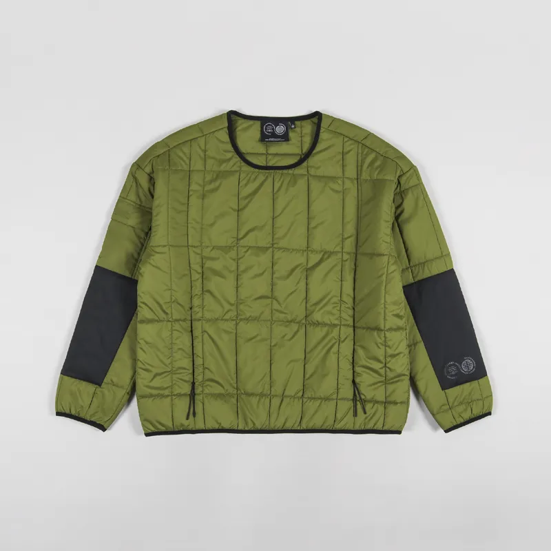 Carrier Goods Quilted Crew Mustard