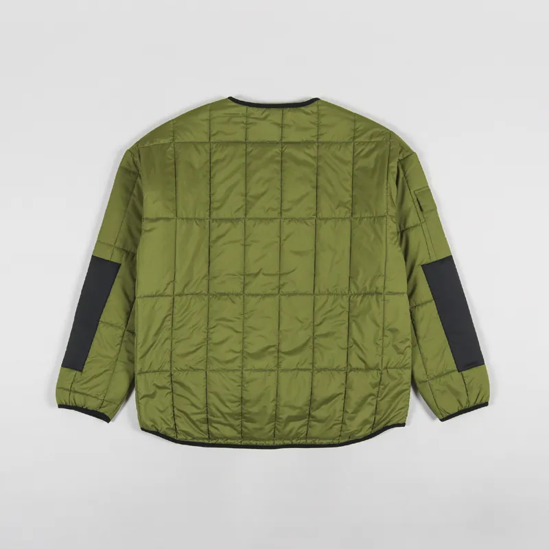 Carrier Goods Quilted Crew Mustard-1