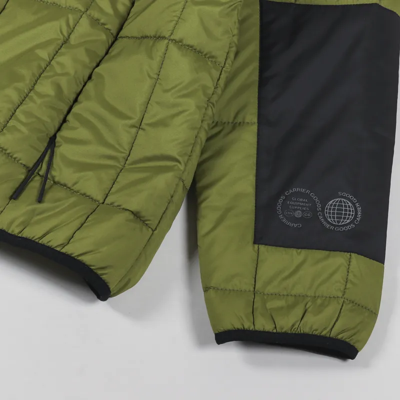 Carrier Goods Quilted Crew Mustard-4